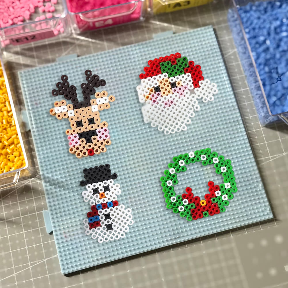 Rubbyoo Perler Beads Kit - Christmas Series | Creative Pixel Art  | Holiday Diy Craft  - image 4