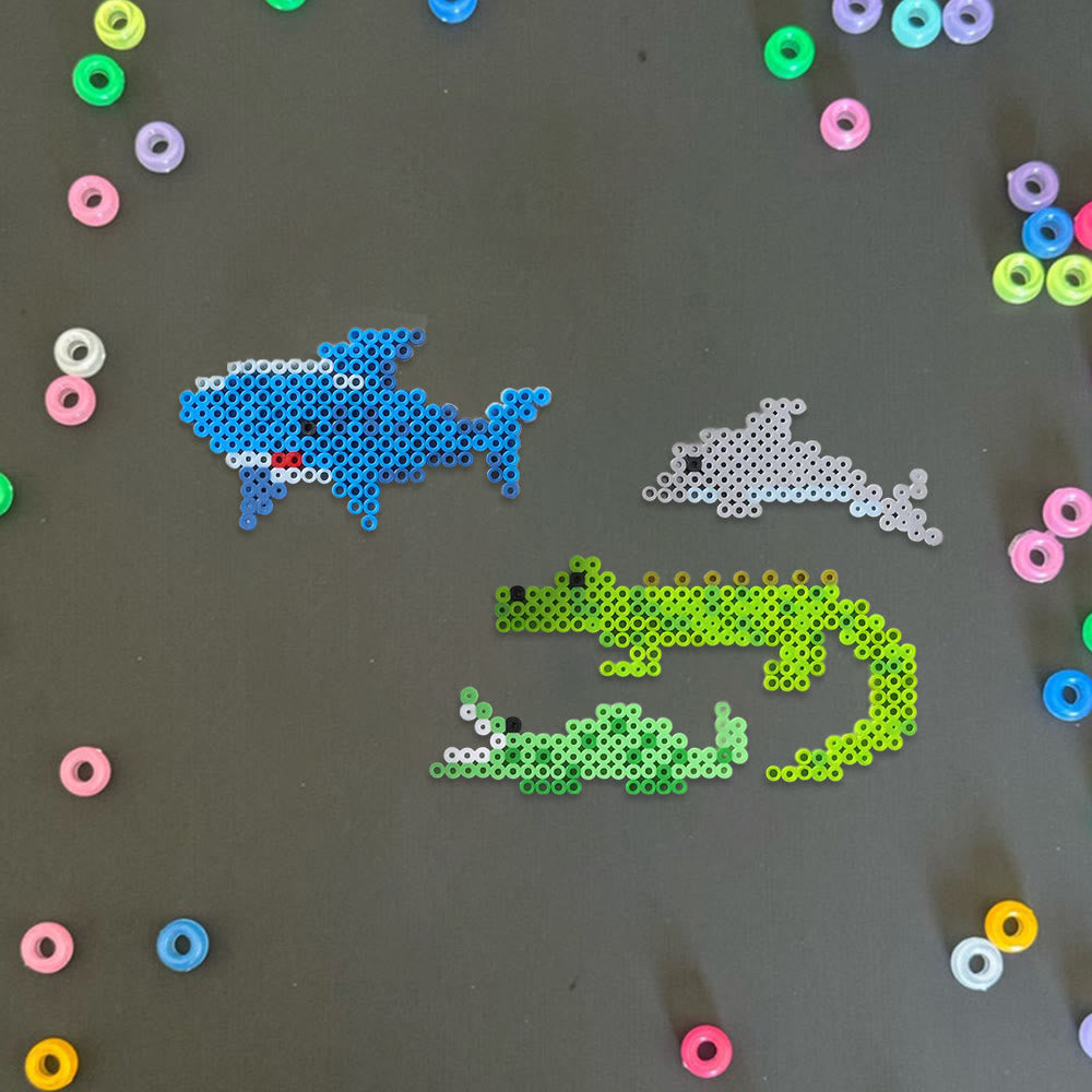 Rubbyoo Perler Beads Kit - Underwater World | Adorable Marine Animals | Easy Handmade Craft For Kid - image 7