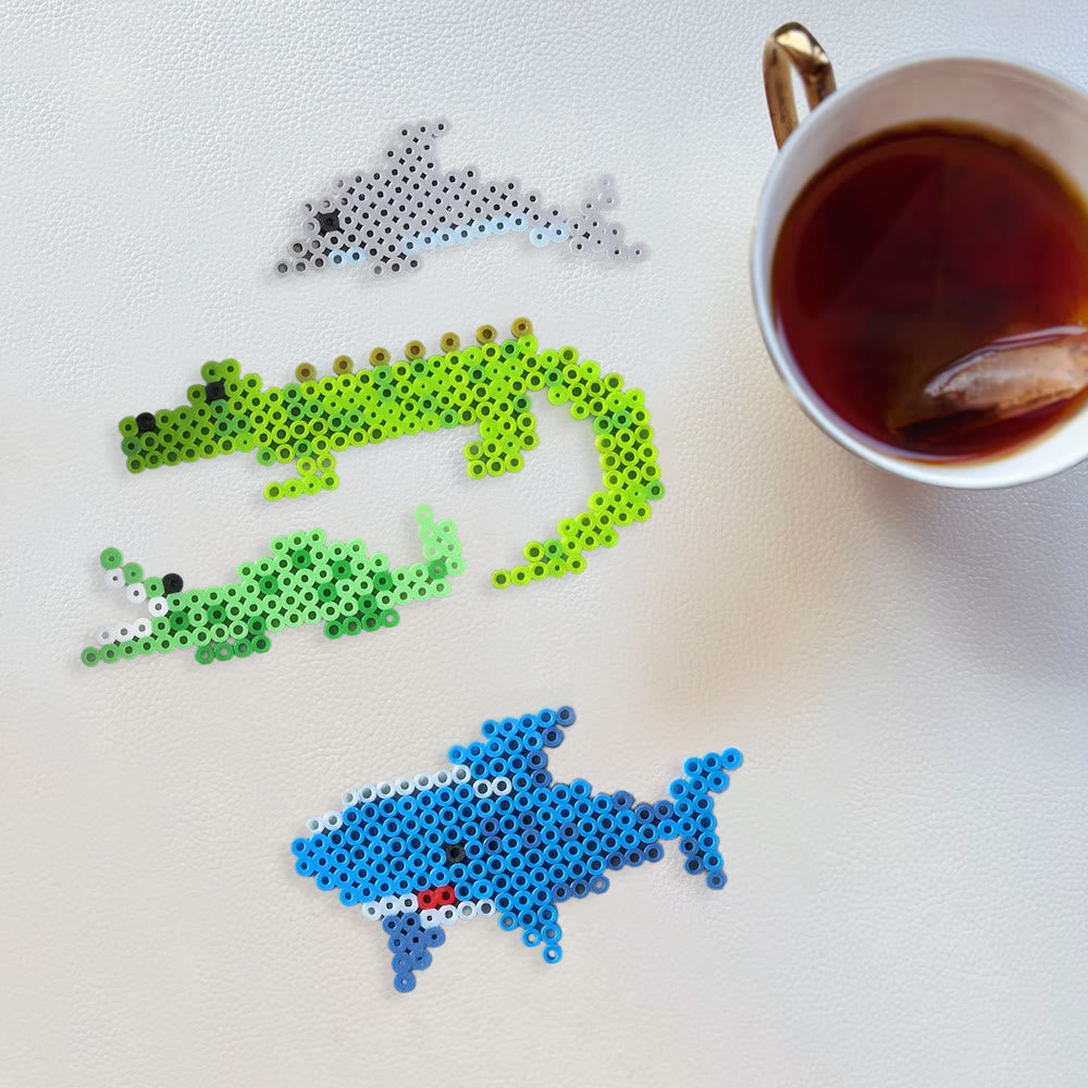 Rubbyoo Perler Beads Kit - Underwater World | Adorable Marine Animals | Easy Handmade Craft For Kid - image 3