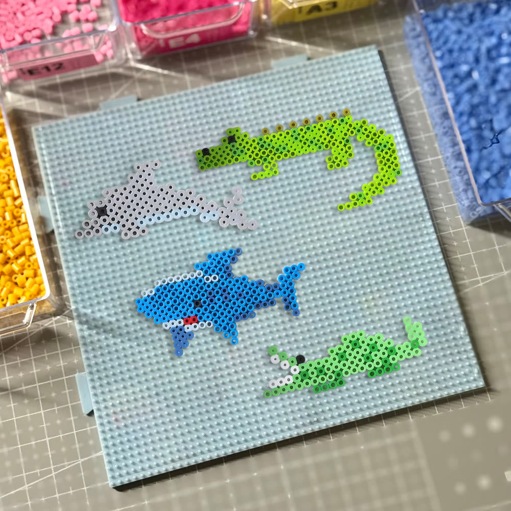 Rubbyoo Perler Beads Kit - Underwater World | Adorable Marine Animals | Easy Handmade Craft For Kid - image 4