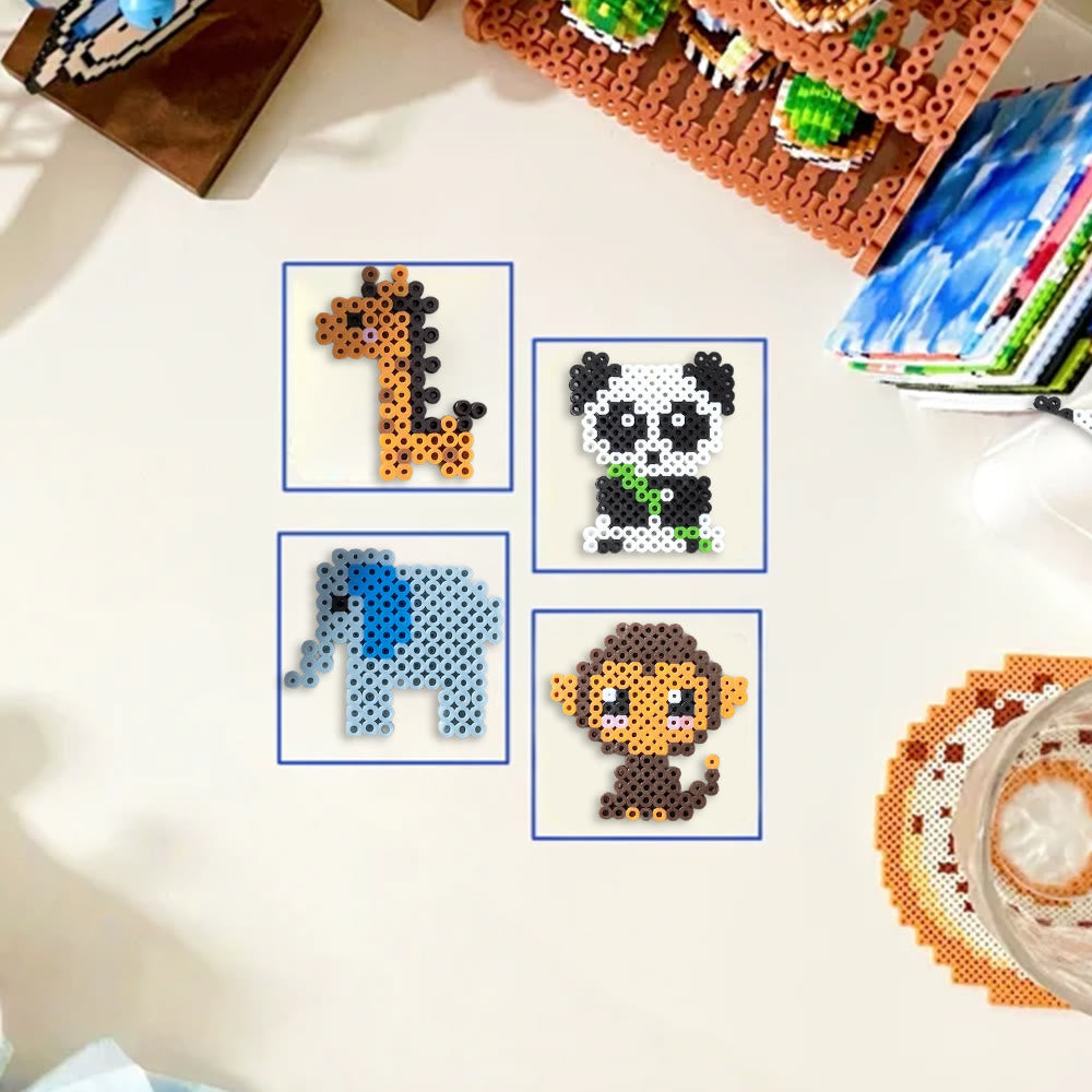 Rubbyoo Perler Beads Kit - Animal In The Zoo | Diy Pixel Decoration | Perfect For Handmade Lovers - image 9