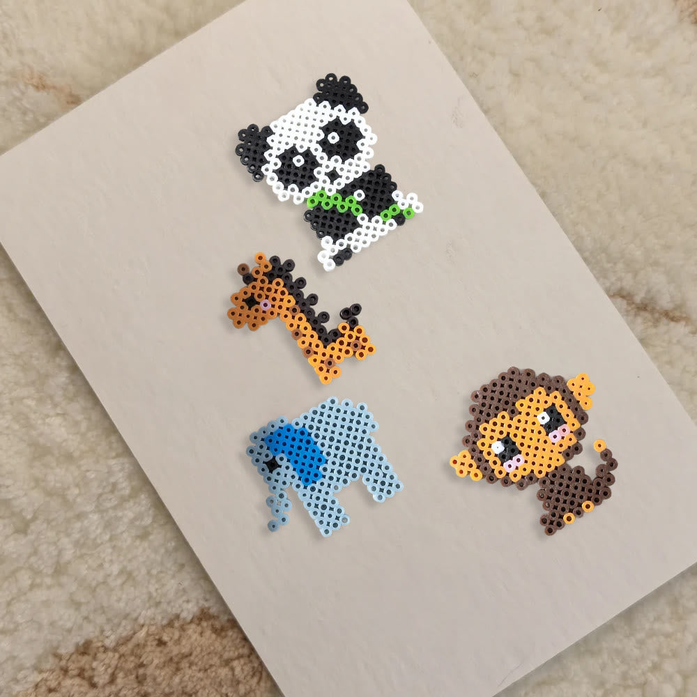 Rubbyoo Perler Beads Kit - Animal In The Zoo | Diy Pixel Decoration | Perfect For Handmade Lovers - image 5
