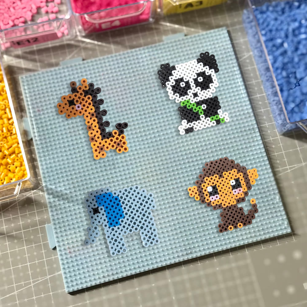 Rubbyoo Perler Beads Kit - Animal In The Zoo | Diy Pixel Decoration | Perfect For Handmade Lovers - image 6