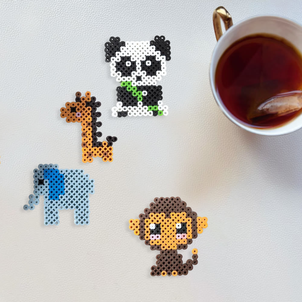 Rubbyoo Perler Beads Kit - Animal In The Zoo | Diy Pixel Decoration | Perfect For Handmade Lovers - image 2