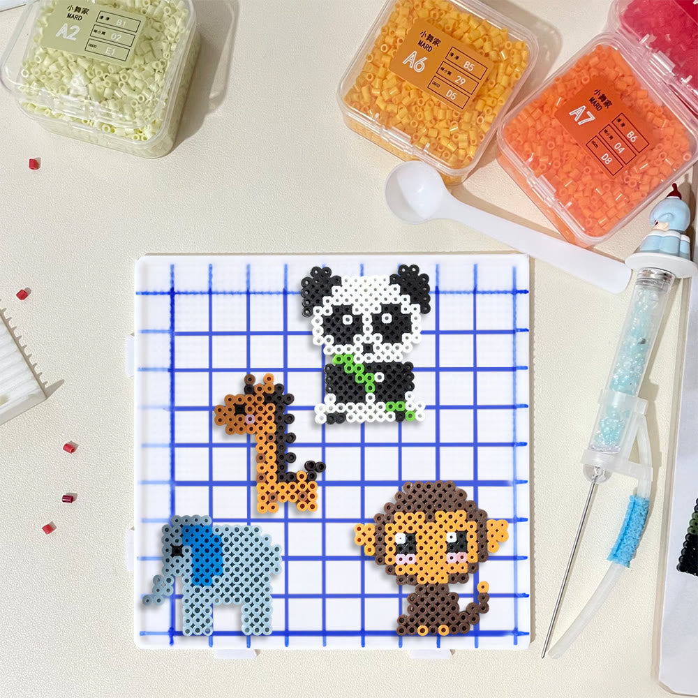 Rubbyoo Perler Beads Kit - Animal In The Zoo | Diy Pixel Decoration | Perfect For Handmade Lovers - image 8