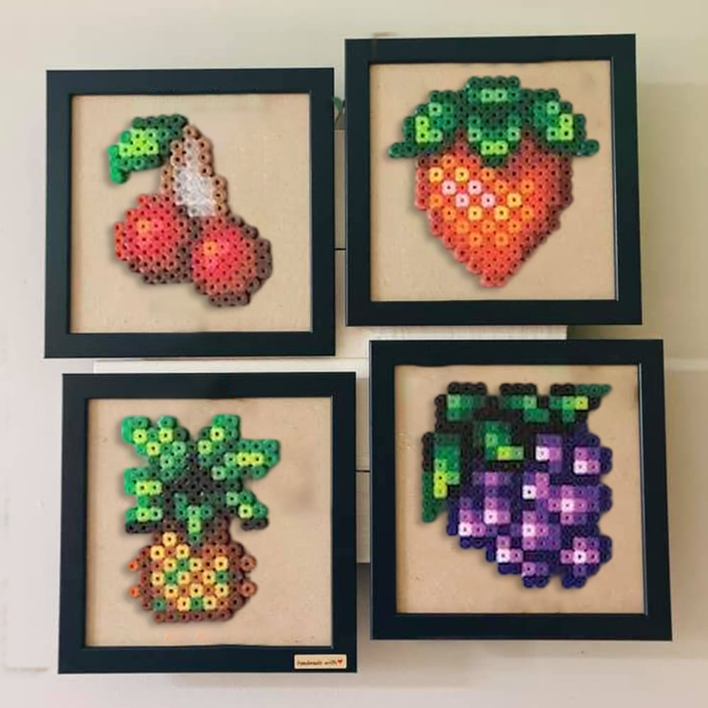 Rubbyoo Perler Beads Kit - Fruit Series | Unique Beads Art | Nice Handicraft For Beginner  - image 1