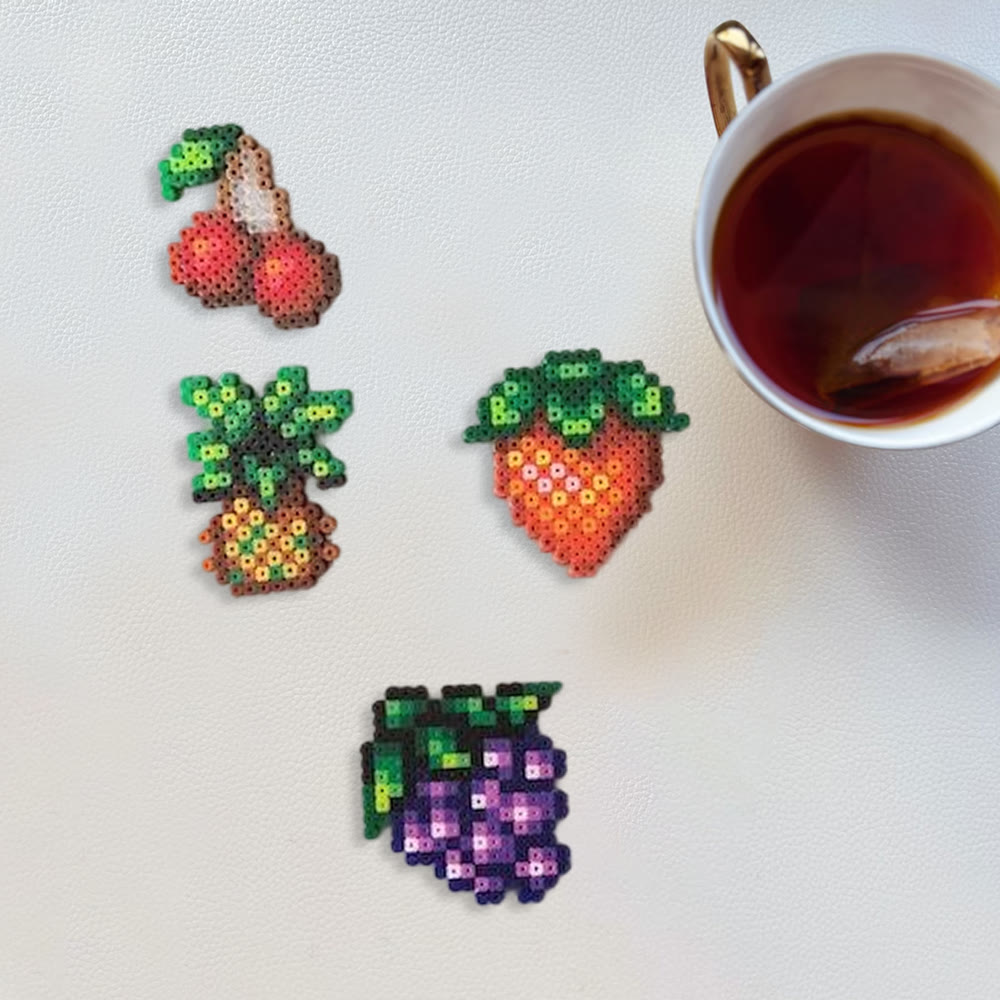 Rubbyoo Perler Beads Kit - Fruit Series | Unique Beads Art | Nice Handicraft For Beginner  - image 2