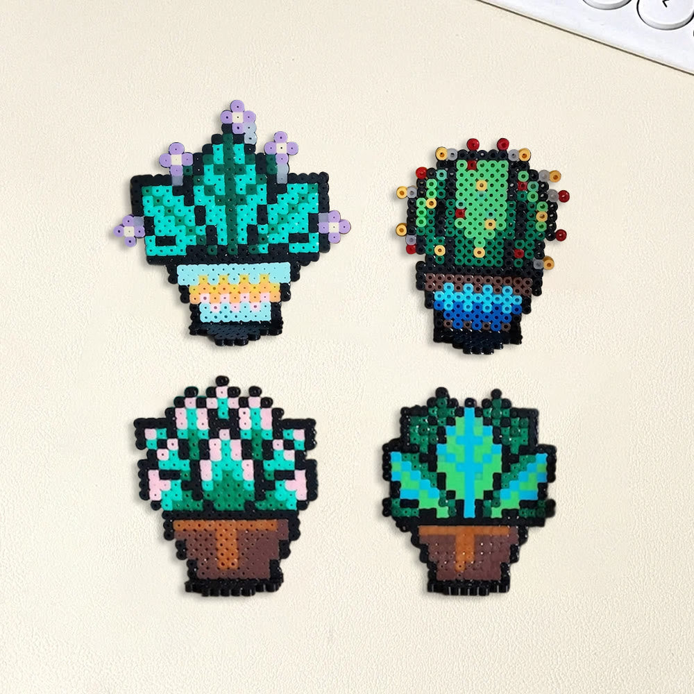 Rubbyoo Perler Beads Kit - Cactus Plants | Creative Pixel Art | Perfect For Home Decoration - image 6