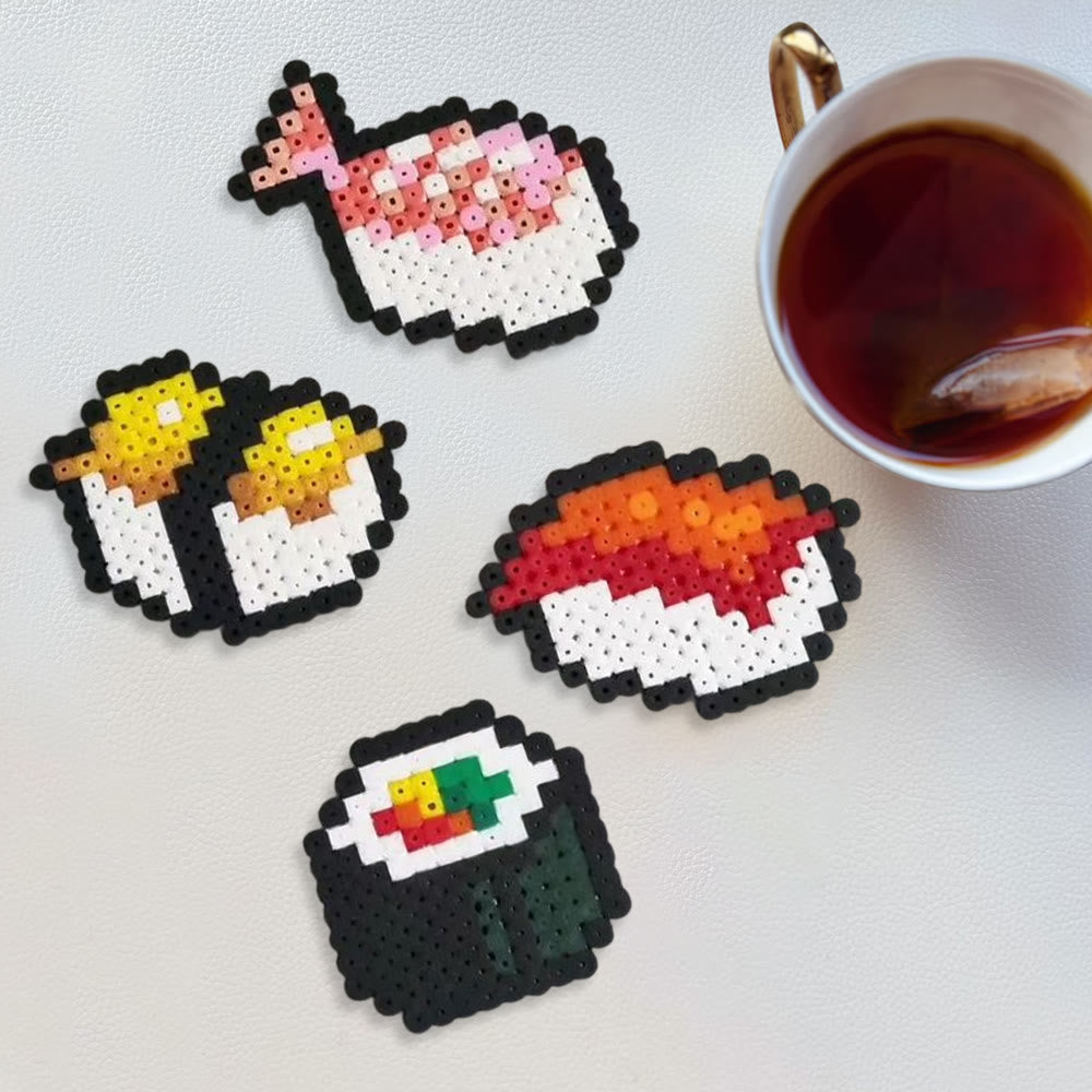 Rubbyoo Perler Beads Kit - Delicious Food | Personalized Handmade Art | Creative Pixel  Craft  - image 3