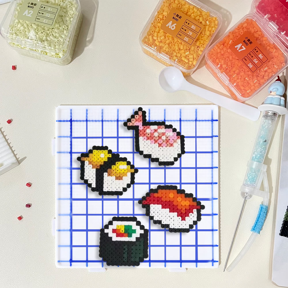 Rubbyoo Perler Beads Kit - Delicious Food | Personalized Handmade Art | Creative Pixel  Craft  - image 7