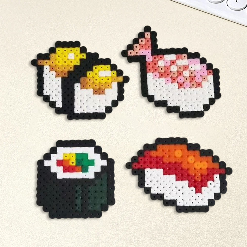 Rubbyoo Perler Beads Kit - Delicious Food | Personalized Handmade Art | Creative Pixel  Craft  - image 6