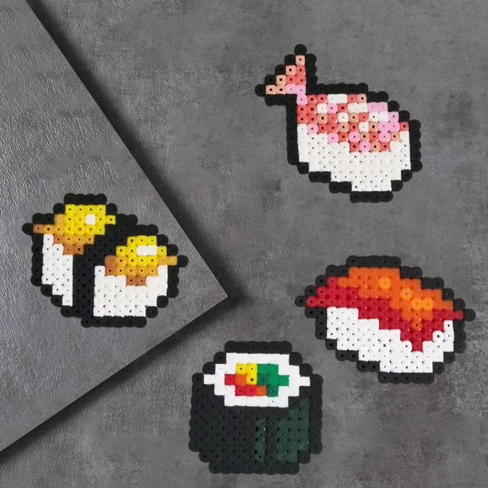 Rubbyoo Perler Beads Kit - Delicious Food | Personalized Handmade Art | Creative Pixel  Craft  - image 4