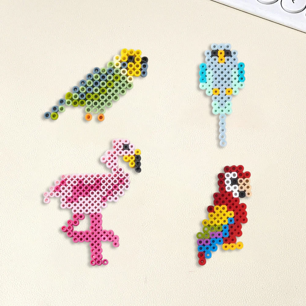 Rubbyoo Perler Beads Kit - Lovely Bird | Diy Animal Art | Perfect For Bag Decor - image 4