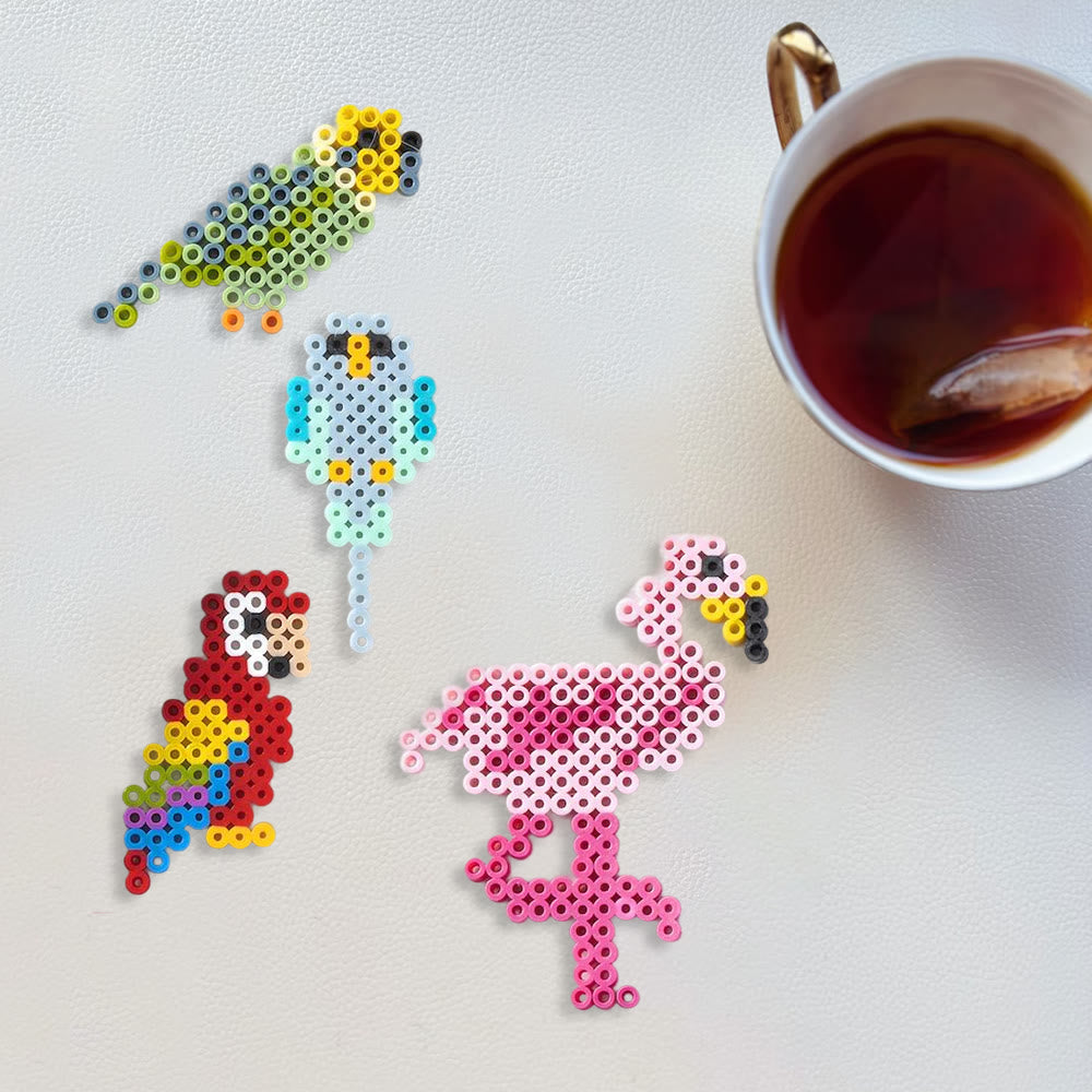 Rubbyoo Perler Beads Kit - Lovely Bird | Diy Animal Art | Perfect For Bag Decor - image 9