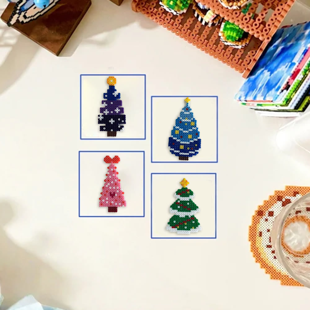 Rubbyoo Perler Beads Kit - Colourful Christmas Tree | Handmade Holiday Craft | Perfect Home Ornament  - image 7