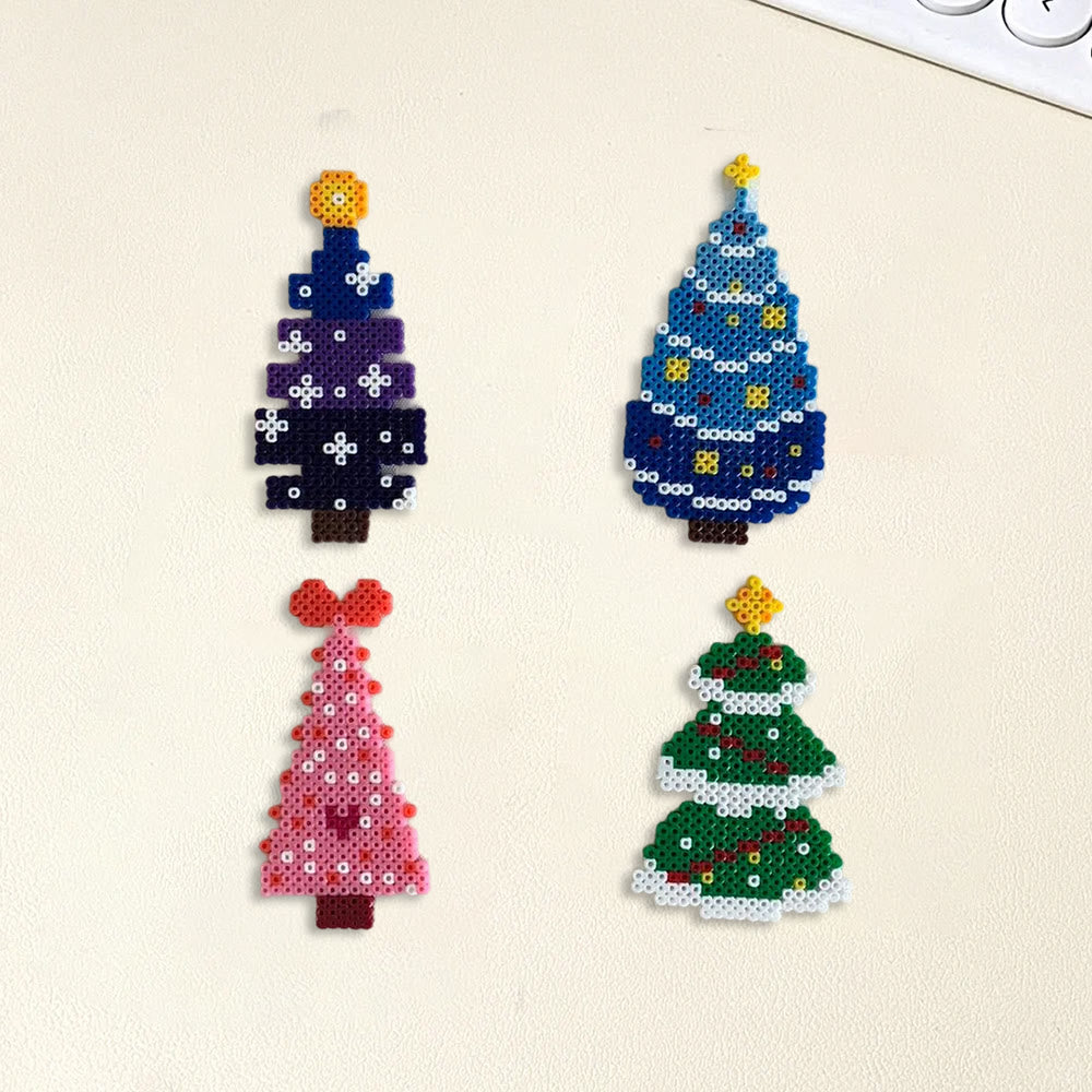 Rubbyoo Perler Beads Kit - Colourful Christmas Tree | Handmade Holiday Craft | Perfect Home Ornament  - image 6