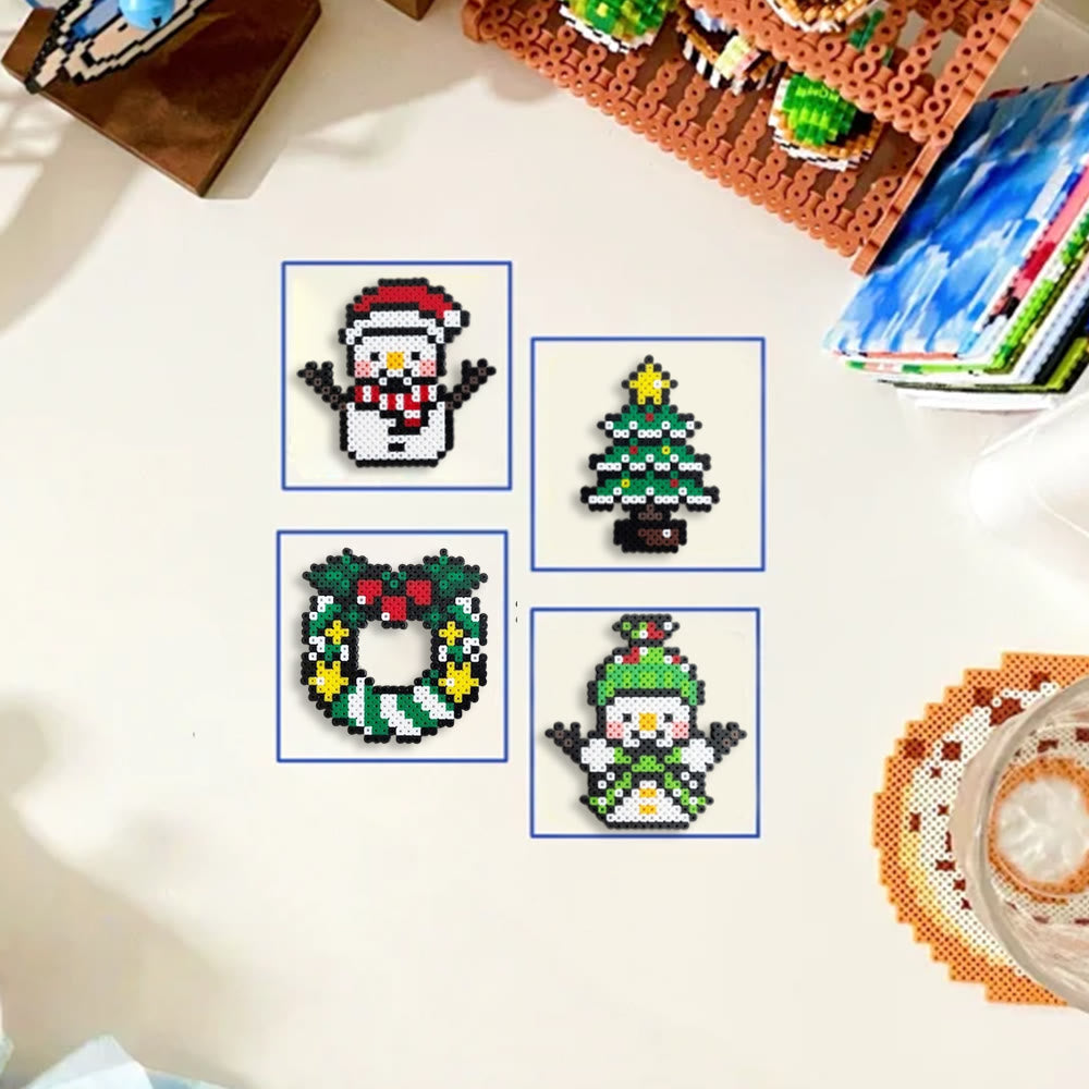 Rubbyoo Perler Beads Kit - Christmas Collection | Handmade Christmas Gifts | Christmas Tree Decor - image 8