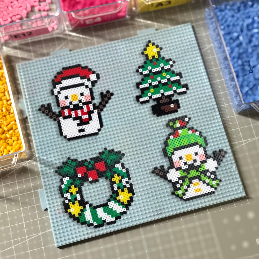 Rubbyoo Perler Beads Kit - Christmas Collection | Handmade Christmas Gifts | Christmas Tree Decor - image 7