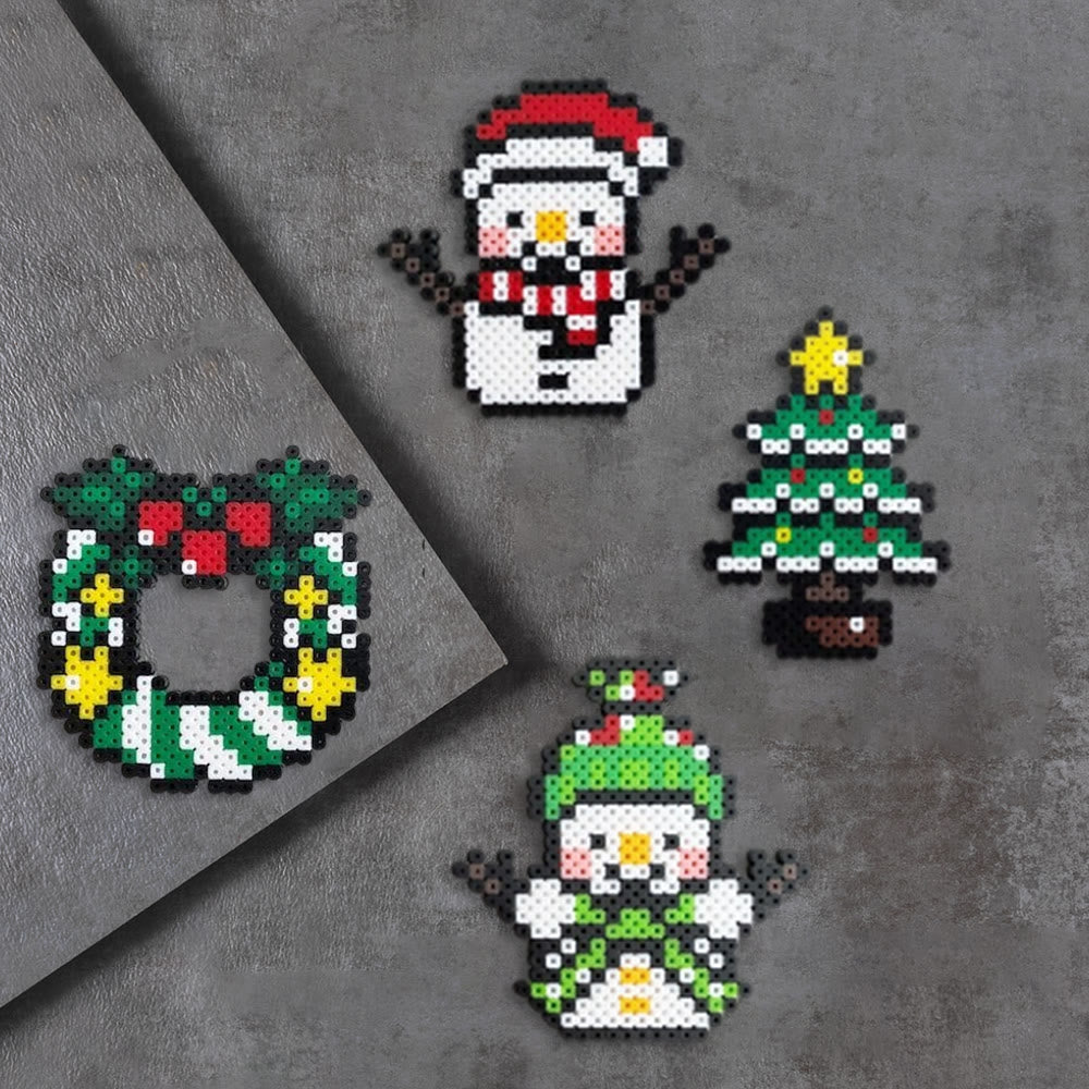 Rubbyoo Perler Beads Kit - Christmas Collection | Handmade Christmas Gifts | Christmas Tree Decor - image 3