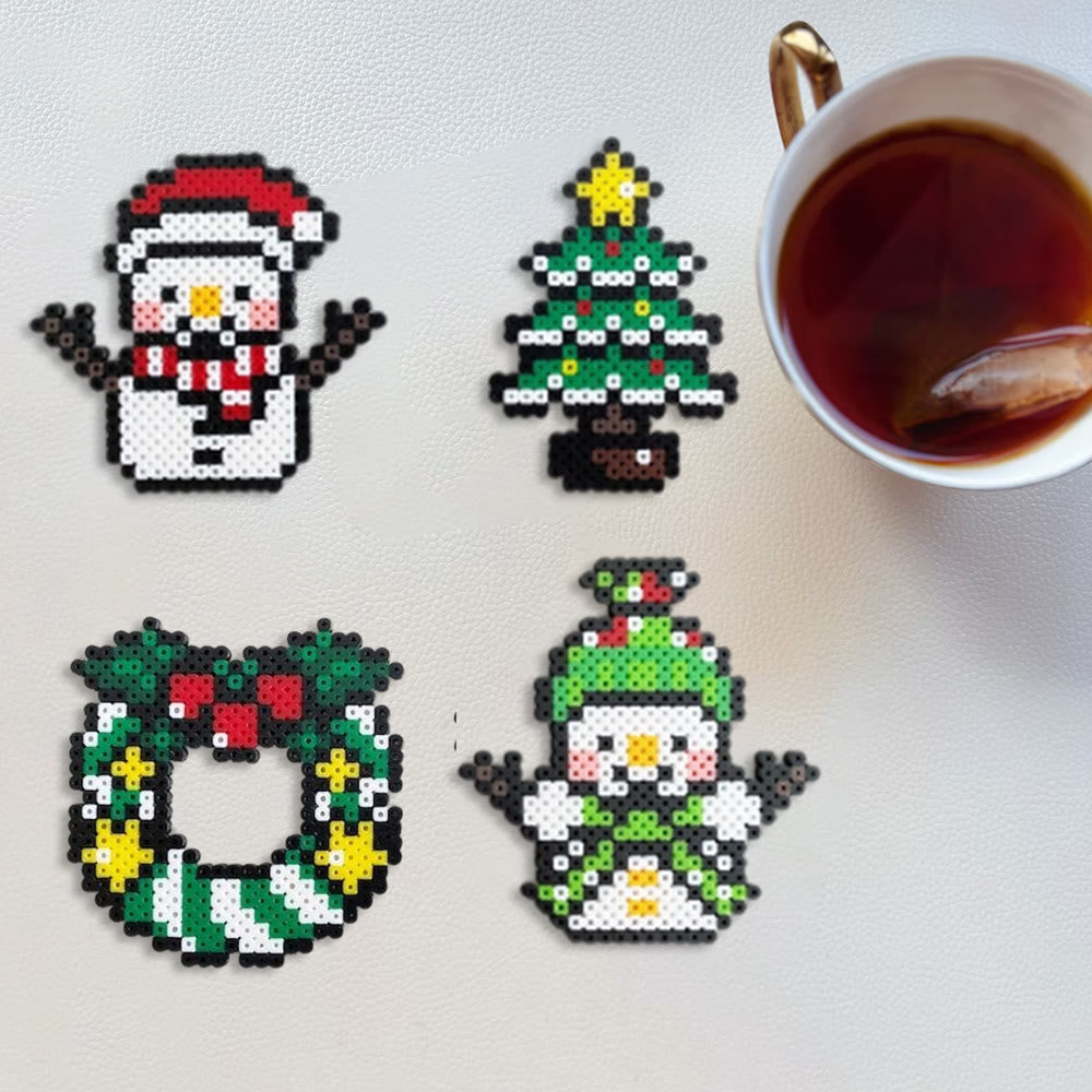 Rubbyoo Perler Beads Kit - Christmas Collection | Handmade Christmas Gifts | Christmas Tree Decor - image 5