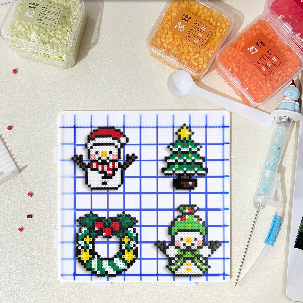 Rubbyoo Perler Beads Kit - Christmas Collection | Handmade Christmas Gifts | Christmas Tree Decor - image 9