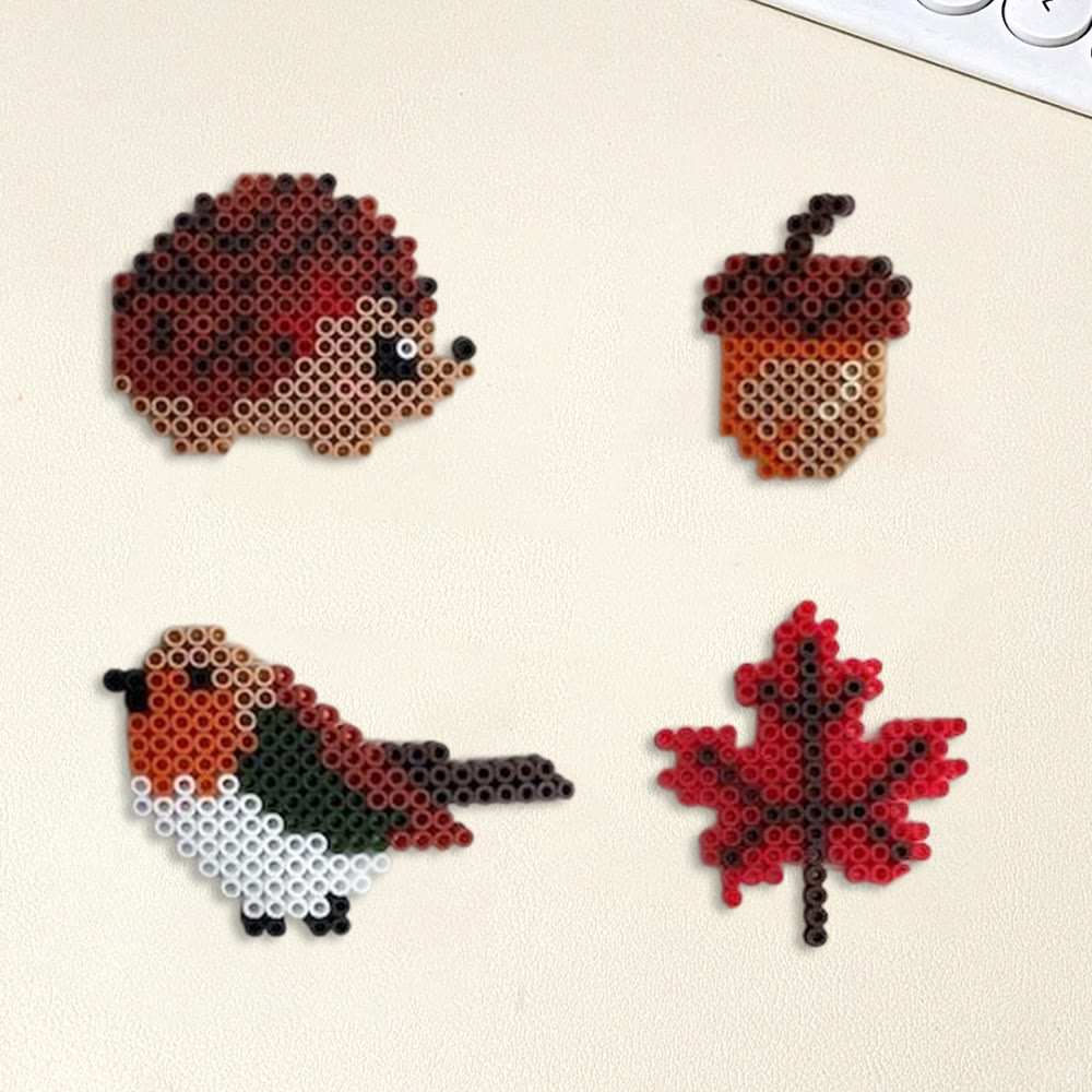 Rubbyoo Perler Beads Kit - Autumn Animal | Fall Hanging Ornaments | Diy Pixel Artcraft  - image 6