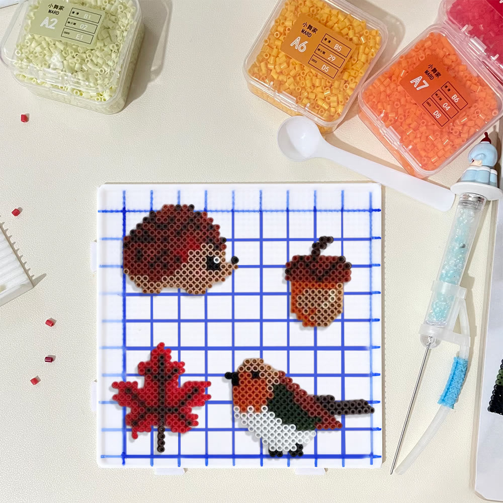 Rubbyoo Perler Beads Kit - Autumn Animal | Fall Hanging Ornaments | Diy Pixel Artcraft  - image 7