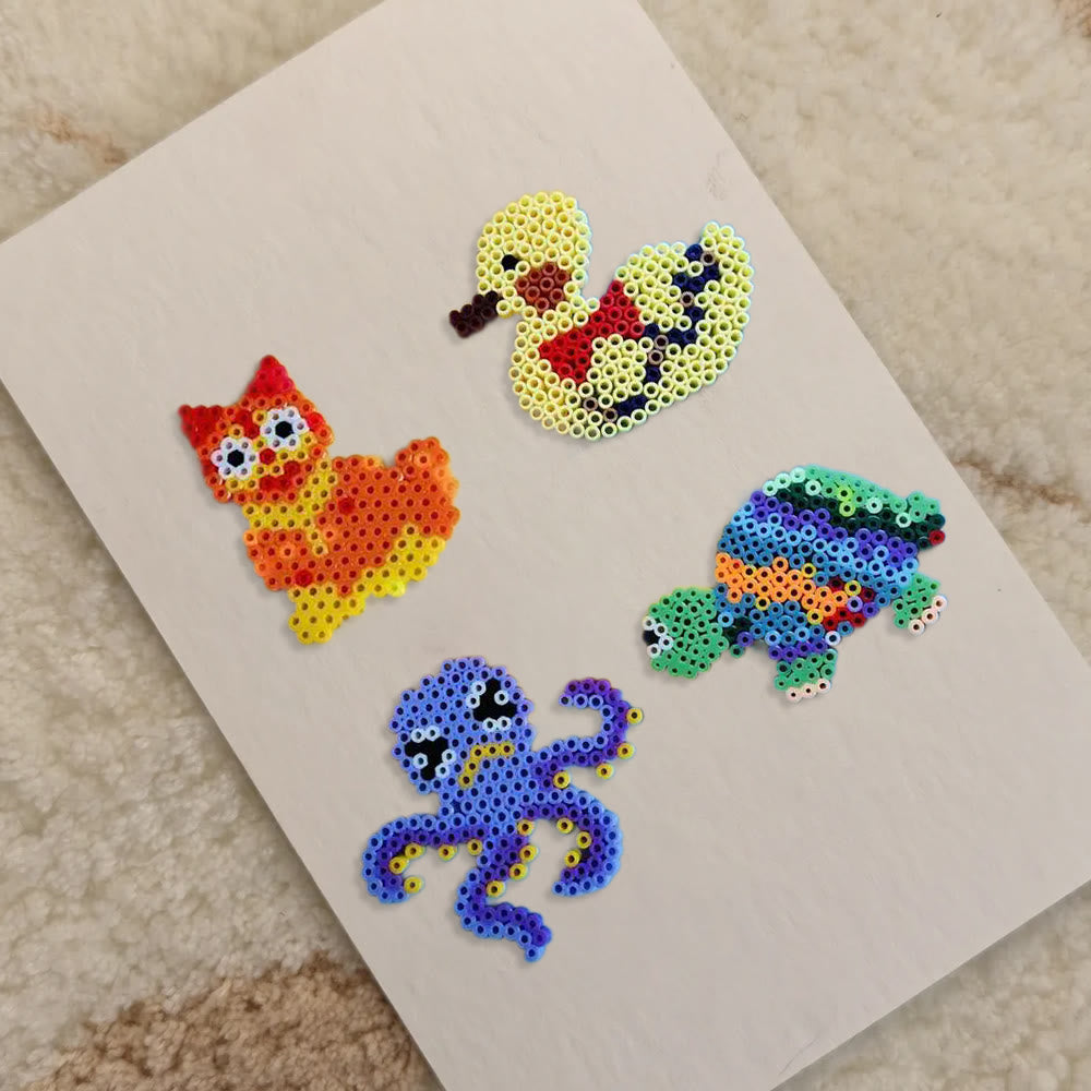 Rubbyoo Perler Beads Kit - Animal Series | Special Pixel Craft | Easy Handmade Art - image 4