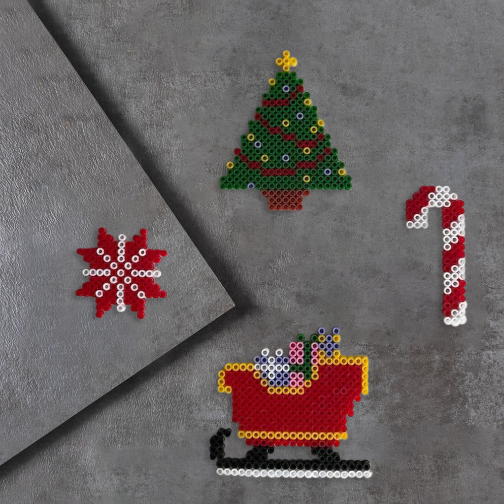 Rubbyoo Perler Beads Kit - Christmas Day | Diy Christmas Decorations | Unique Beads Craft  - image 5