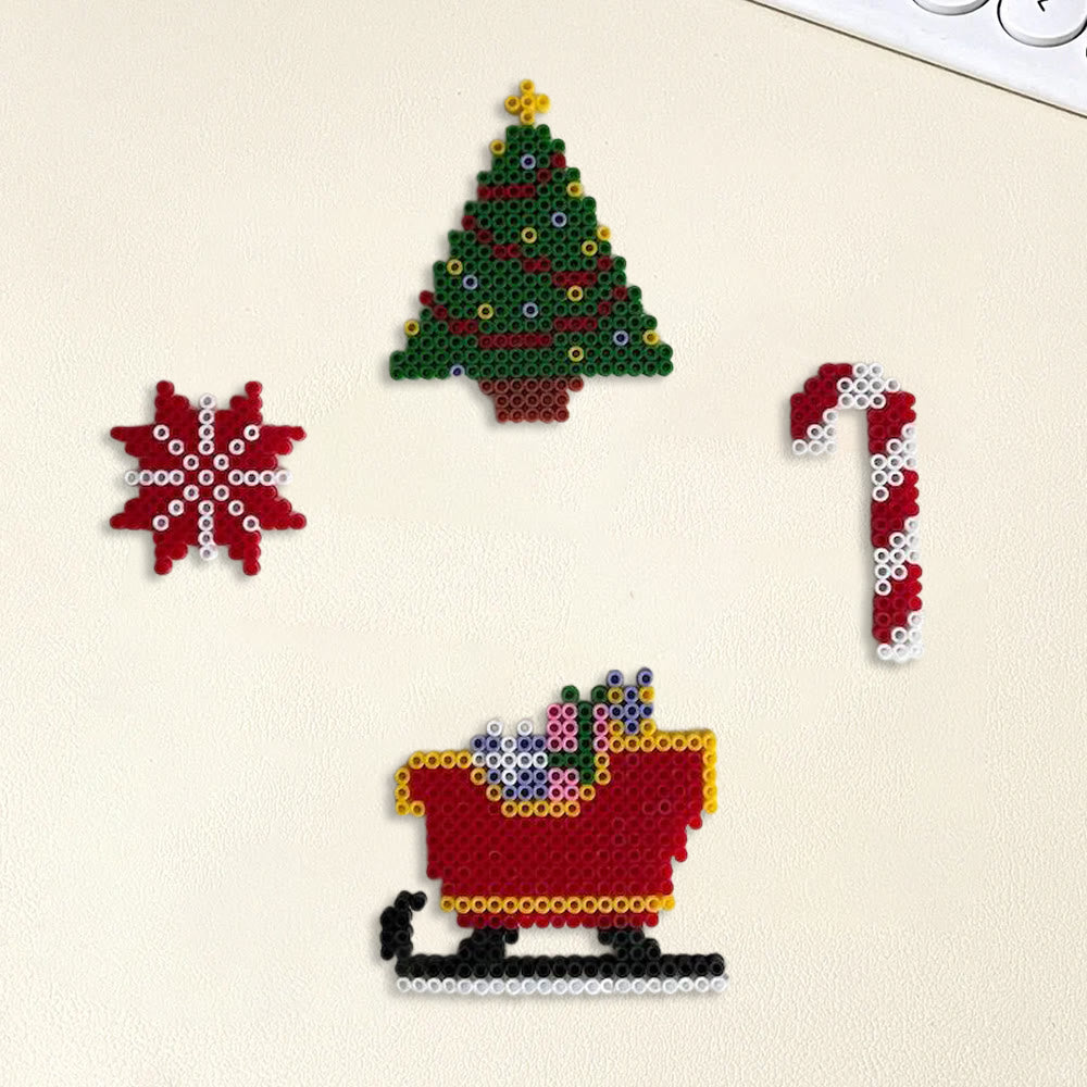 Rubbyoo Perler Beads Kit - Christmas Day | Diy Christmas Decorations | Unique Beads Craft  - image 7