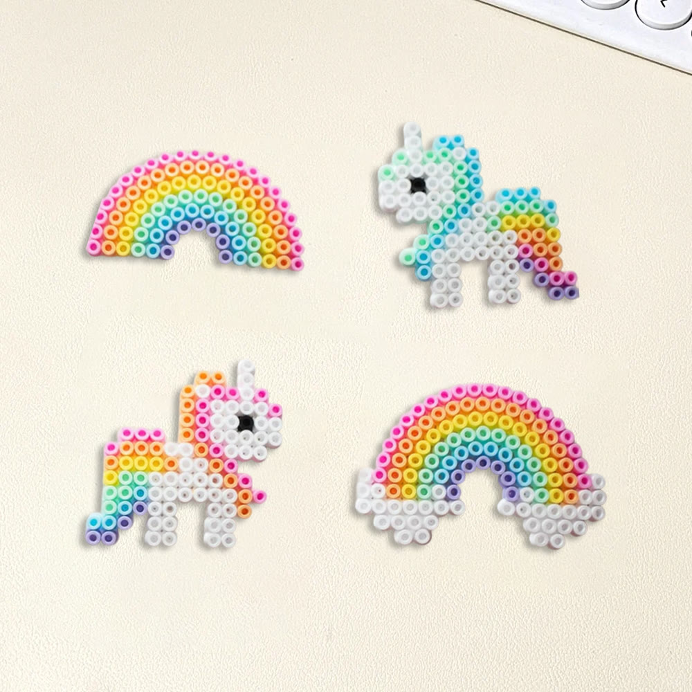 Rubbyoo Perler Beads Kit - Rainbow Horse | Birthday Gifts For Kid | Beginner Handmade Pixel Craft  - image 5
