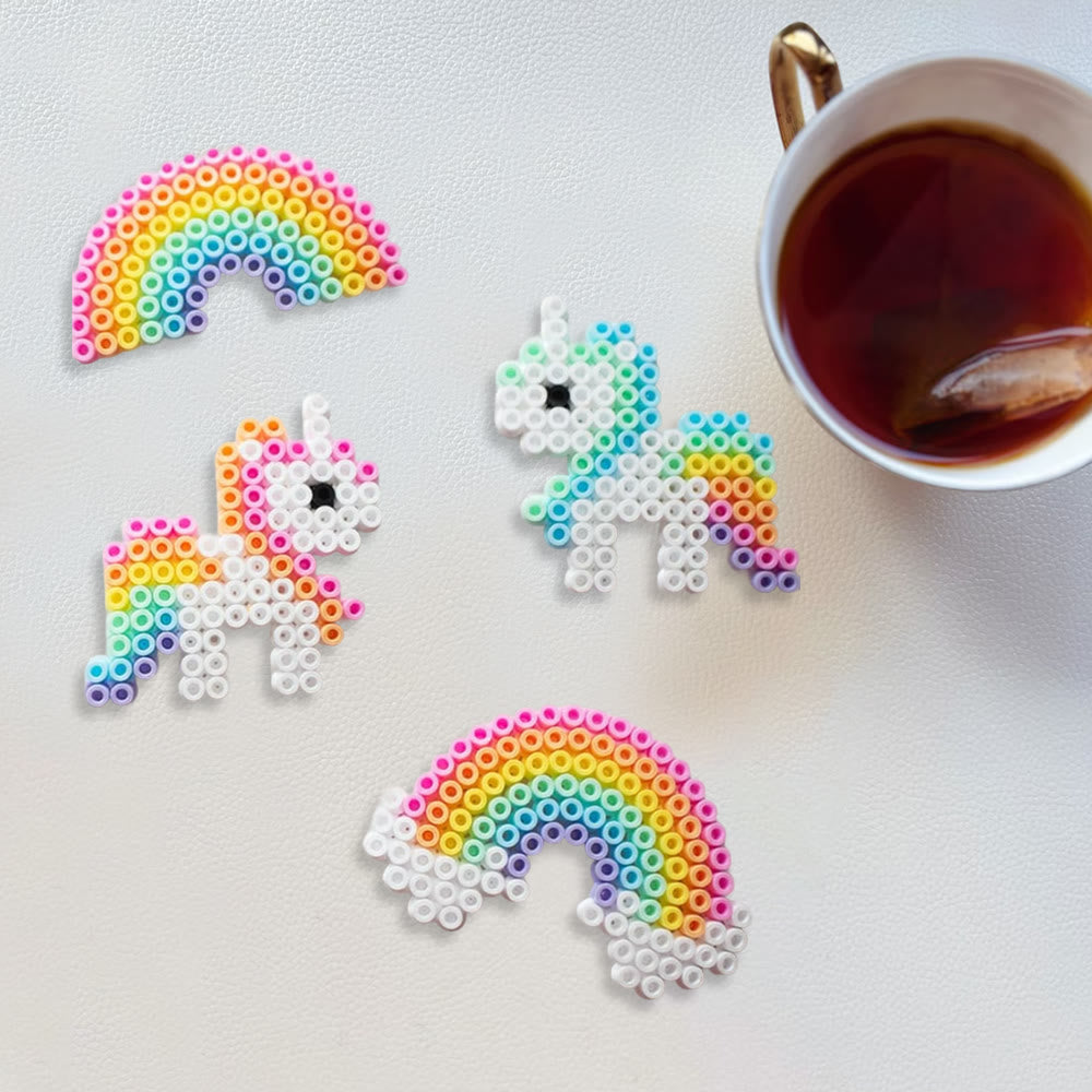 Rubbyoo Perler Beads Kit - Rainbow Horse | Birthday Gifts For Kid | Beginner Handmade Pixel Craft  - image 7