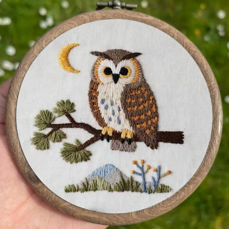 Rubbyoo Embroidery Kit - Little Owl | Simple Diy Craft | Heartfelt Handmade Present - image 2
