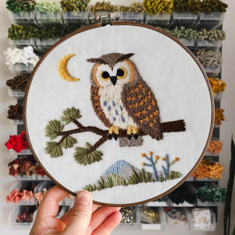 Rubbyoo Embroidery Kit - Little Owl | Simple Diy Craft | Heartfelt Handmade Present - image 8