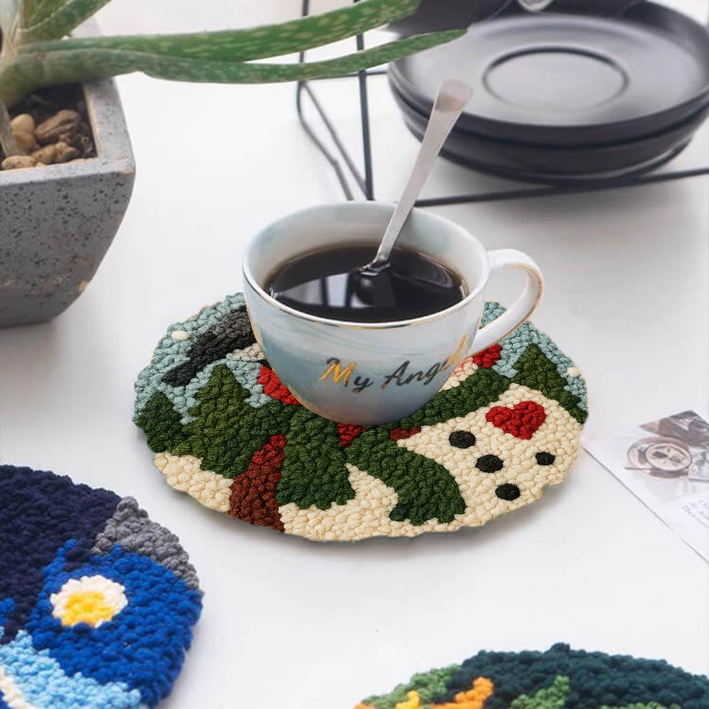 Snowfield Friend Punch Needle Kit – Textured Diy Art | Joyful Holiday Hanging - image 3