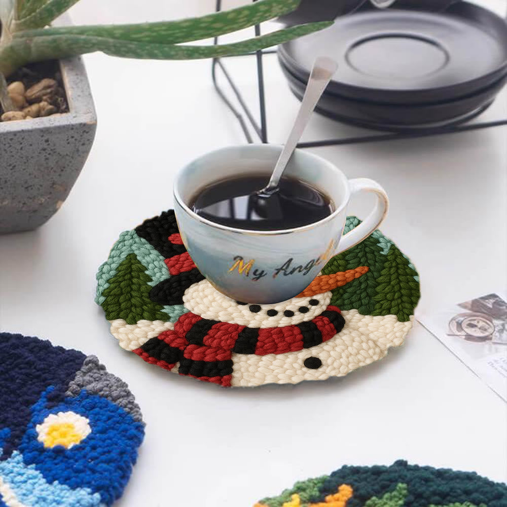 Snowman with Cardinal Punch Needle Kit – Cozy Winter DIY Gift | Handmade Holiday Keepsake - image 4