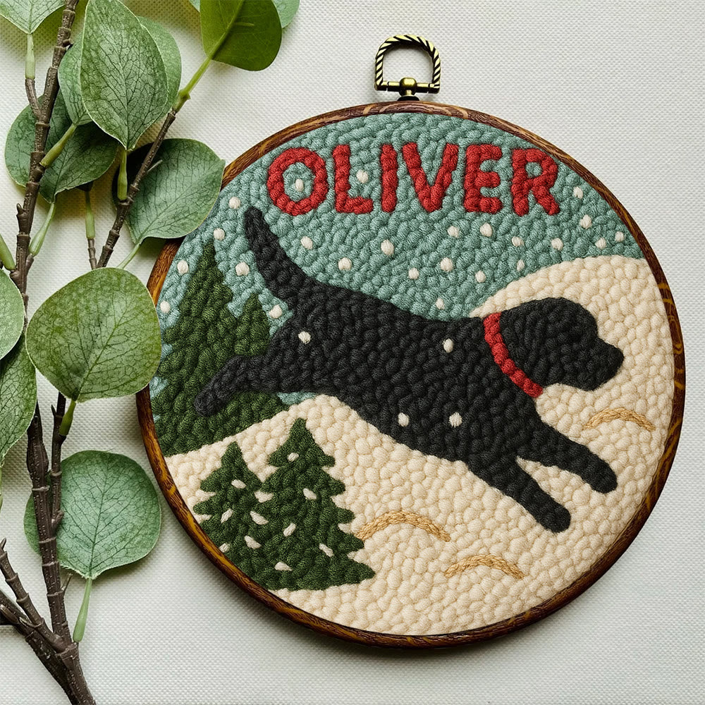 Winter Dog Punch Needle Kit – Cozy Seasonal Diy | Thoughtful Holiday Gift - image 9