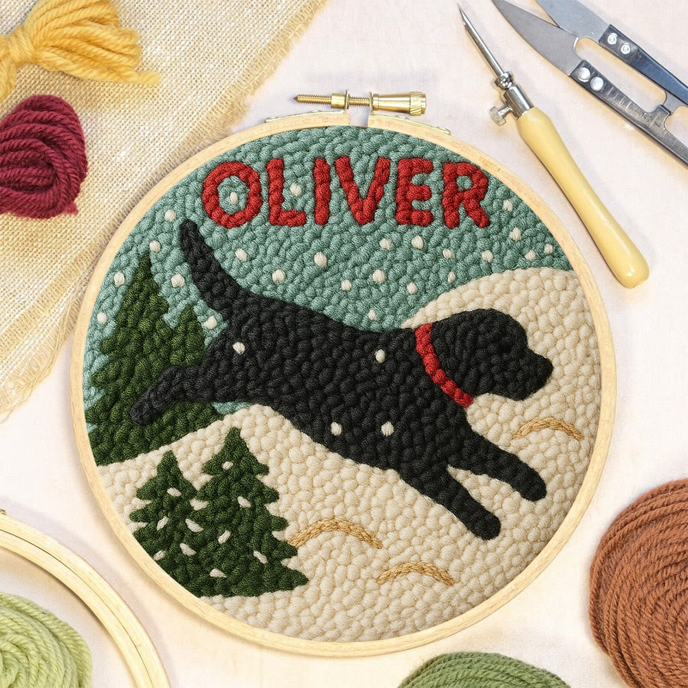 Winter Dog Punch Needle Kit – Cozy Seasonal Diy | Thoughtful Holiday Gift - image 6