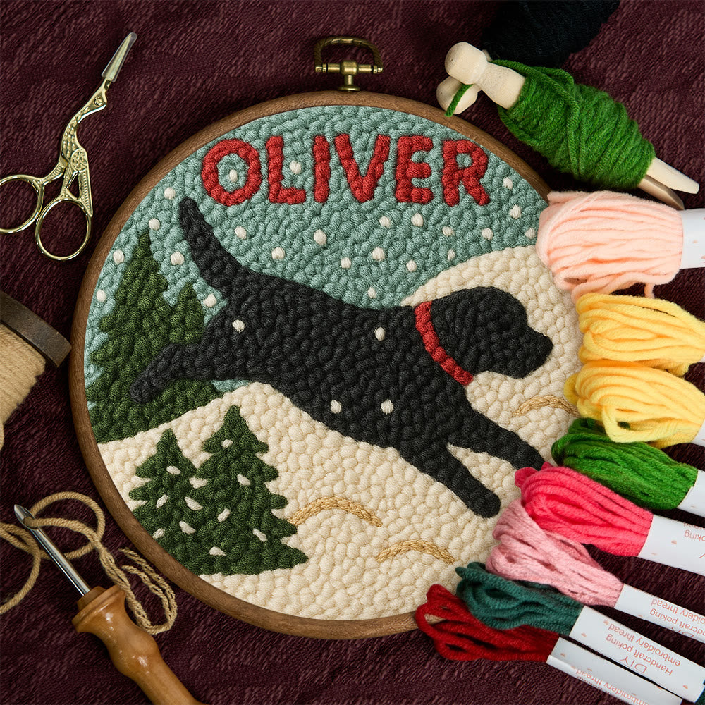 Winter Dog Punch Needle Kit – Cozy Seasonal Diy | Thoughtful Holiday Gift - image 10