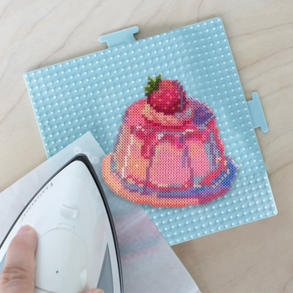 Rubbyoo Perler Beads Kit - Strawberry Jelly | Creative Pixel Craft | Diy Handmade Hanging Decor - image 5