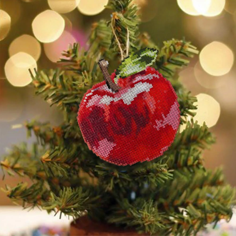 Rubbyoo Perler Beads Kit - Juicy Apple | Diy Christmas Eve Gift | Handmade Perler Bead Artcraft  - image 3