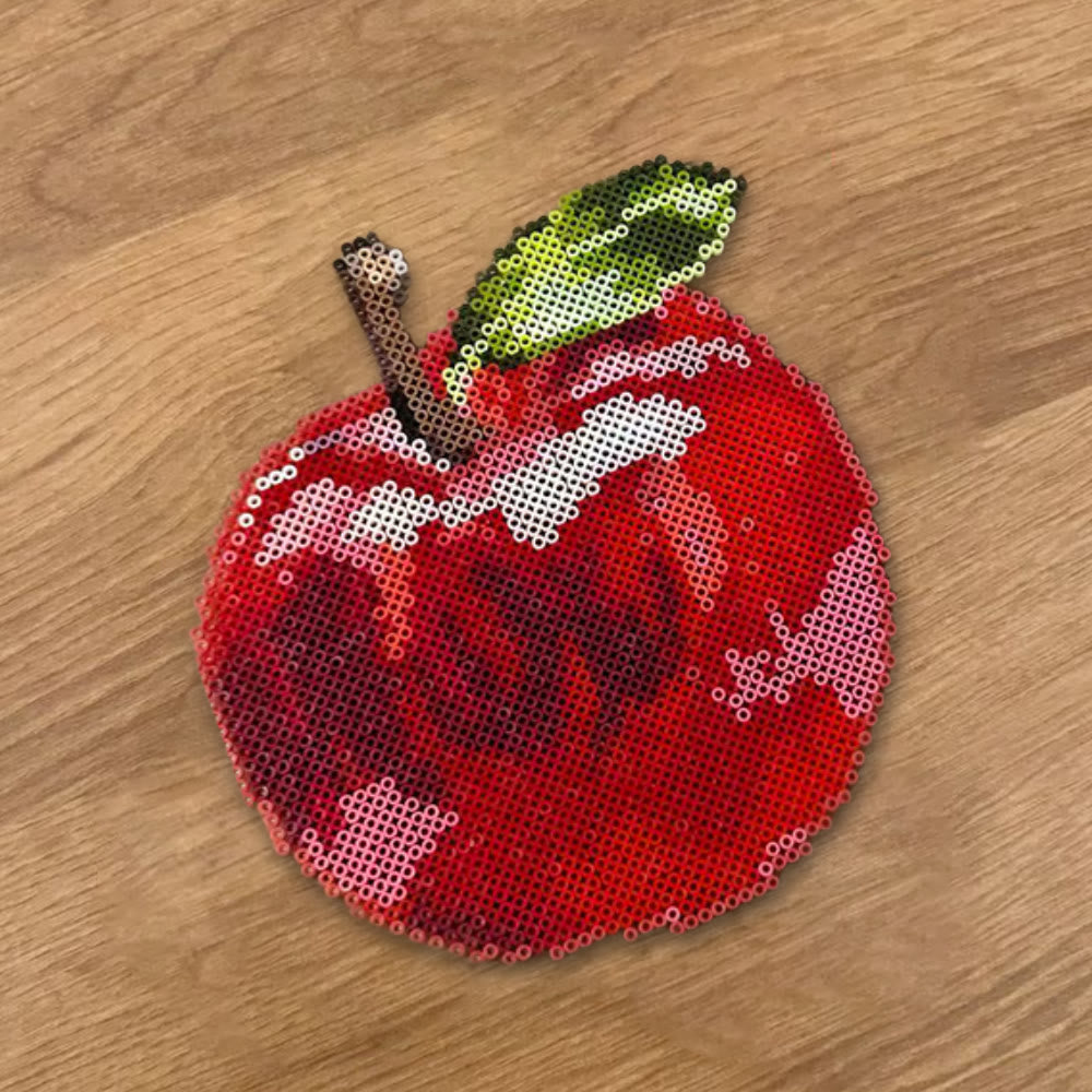 Rubbyoo Perler Beads Kit - Juicy Apple | Diy Christmas Eve Gift | Handmade Perler Bead Artcraft  - image 5