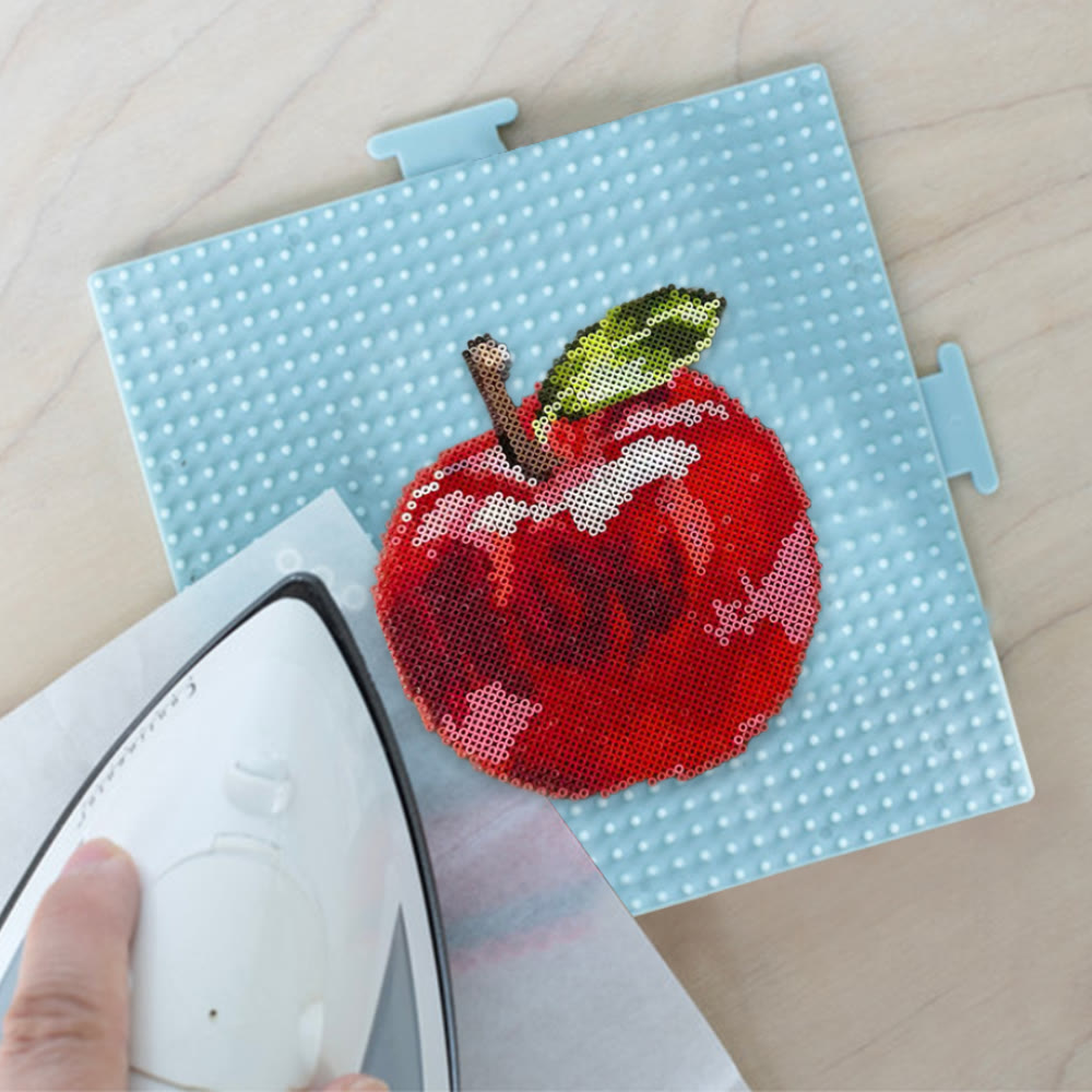 Rubbyoo Perler Beads Kit - Juicy Apple | Diy Christmas Eve Gift | Handmade Perler Bead Artcraft  - image 2