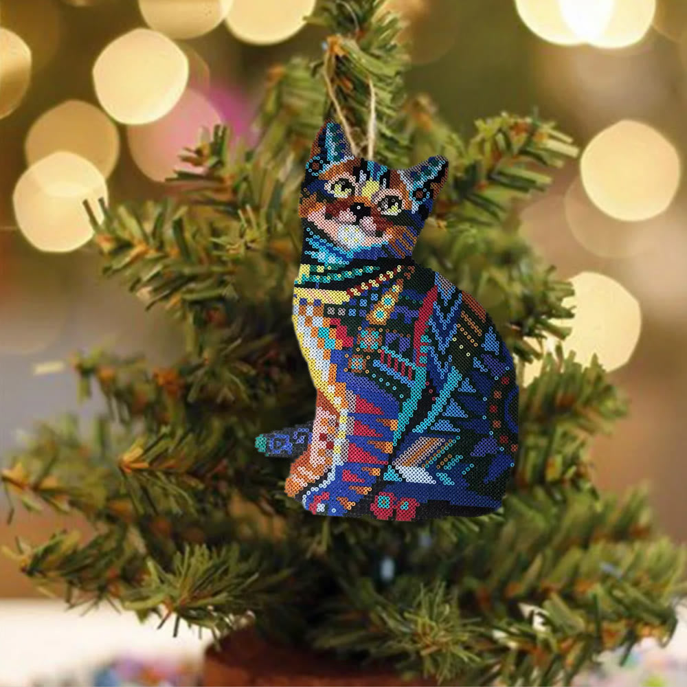 Rubbyoo Perler Beads Kit - Mandala Cat | Perfect Gifts For Cat Lovers | Adorable Animal Art - image 5