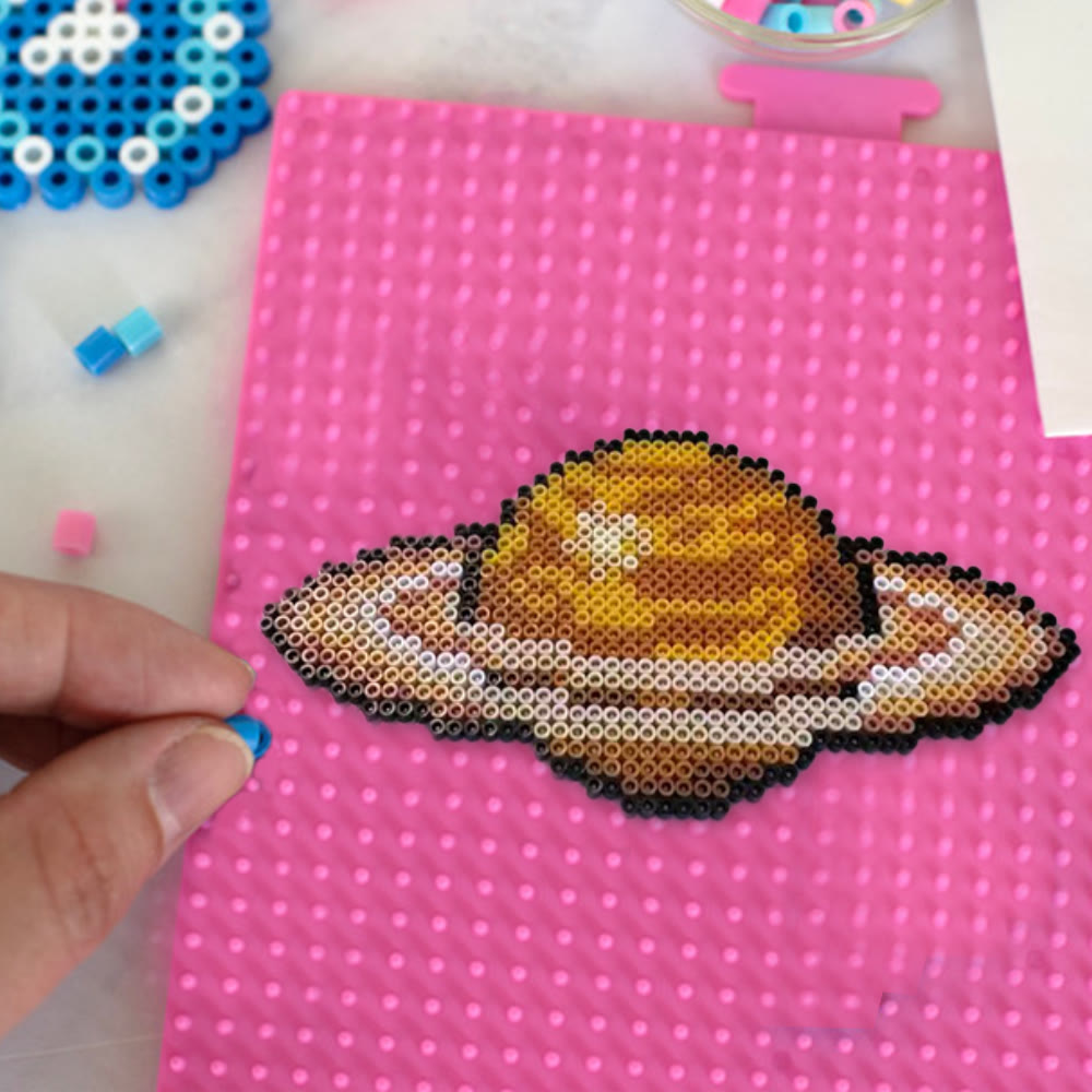 Rubbyoo Perler Beads Kit - Saturn | Planet Pixel Art | Celestial Fuse Bead Patterns - image 4