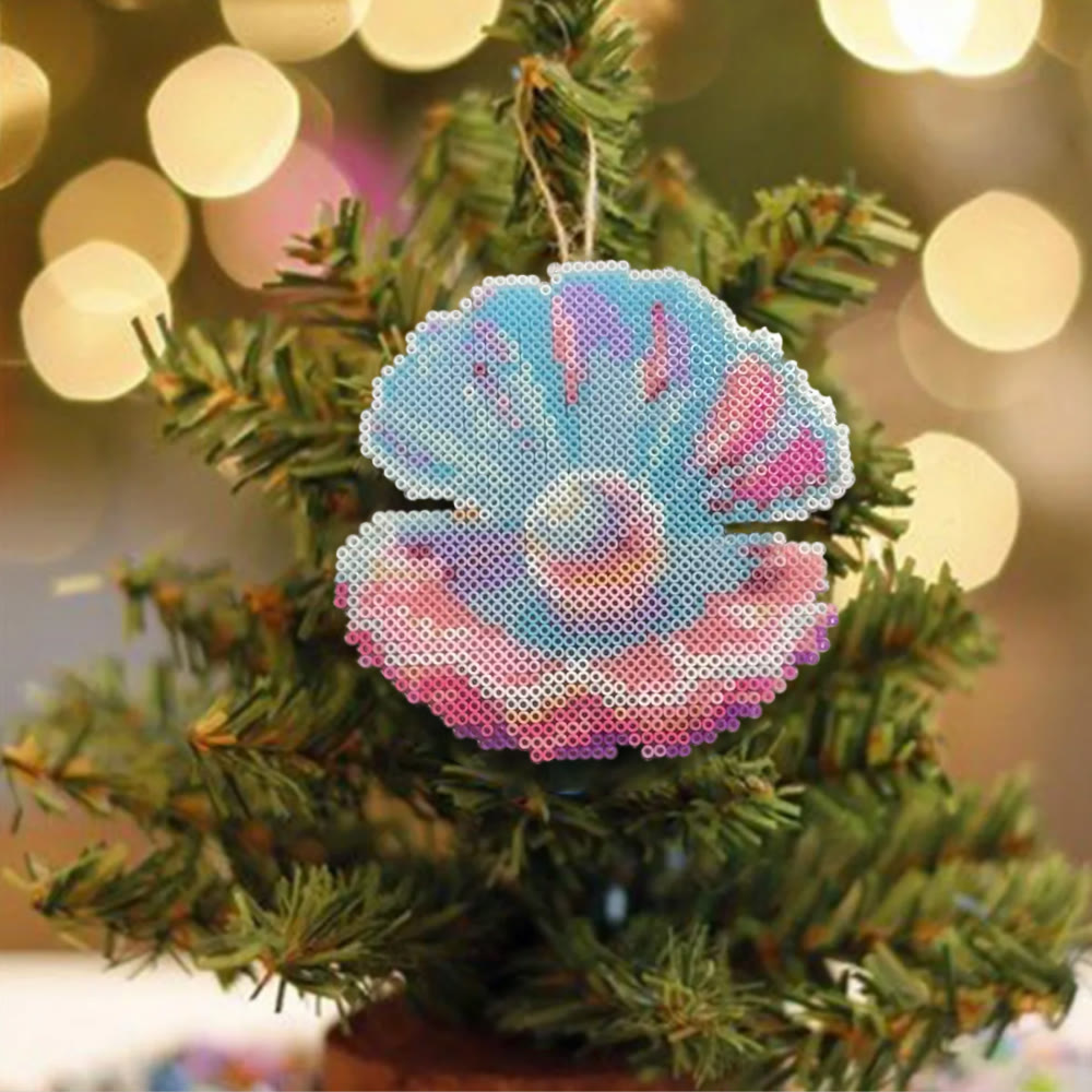 Rubbyoo Perler Beads Kit - Pearl Shell | Christmas Tree Ornament | Diy Handmade Set For Beginner - image 5