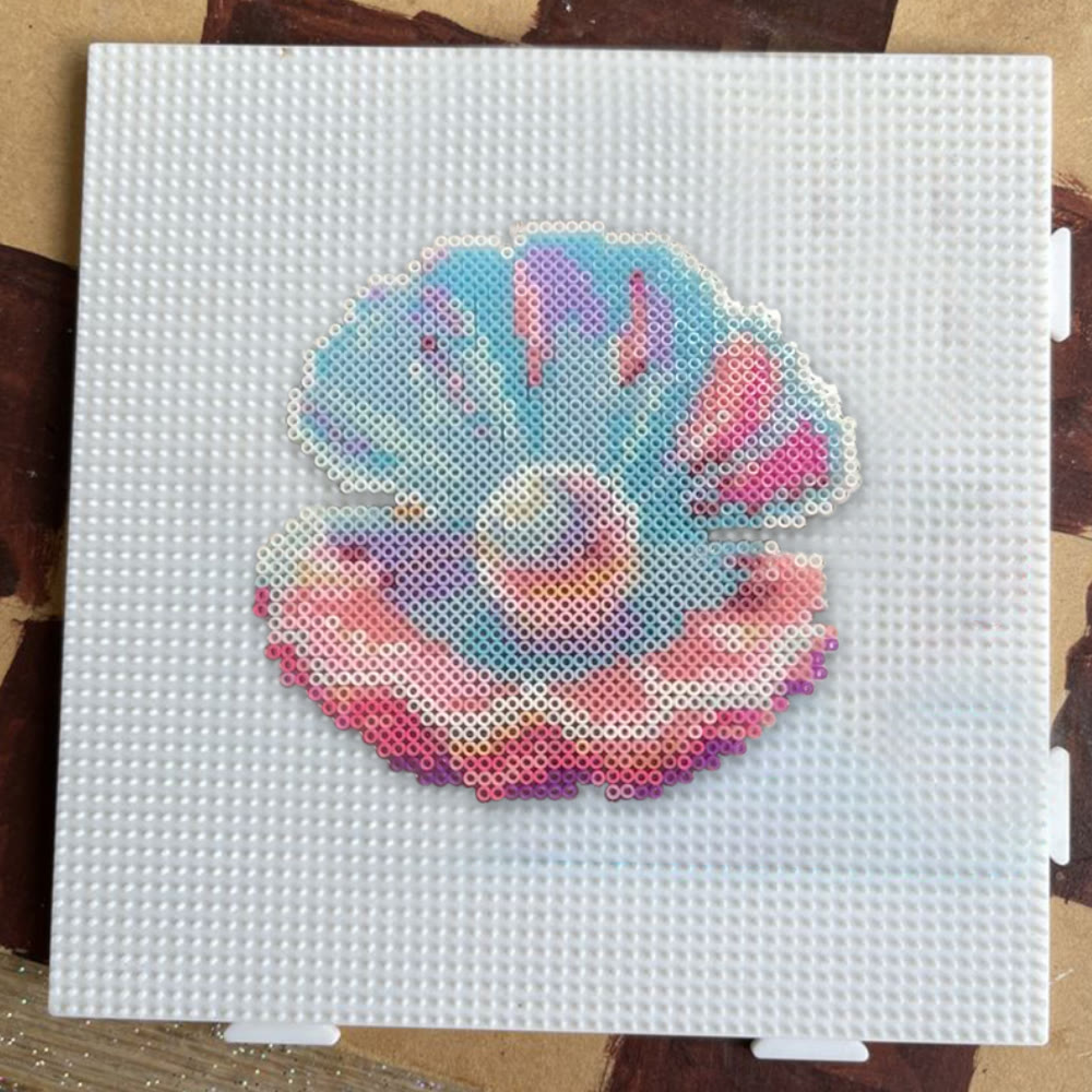 Rubbyoo Perler Beads Kit - Pearl Shell | Christmas Tree Ornament | Diy Handmade Set For Beginner - image 4