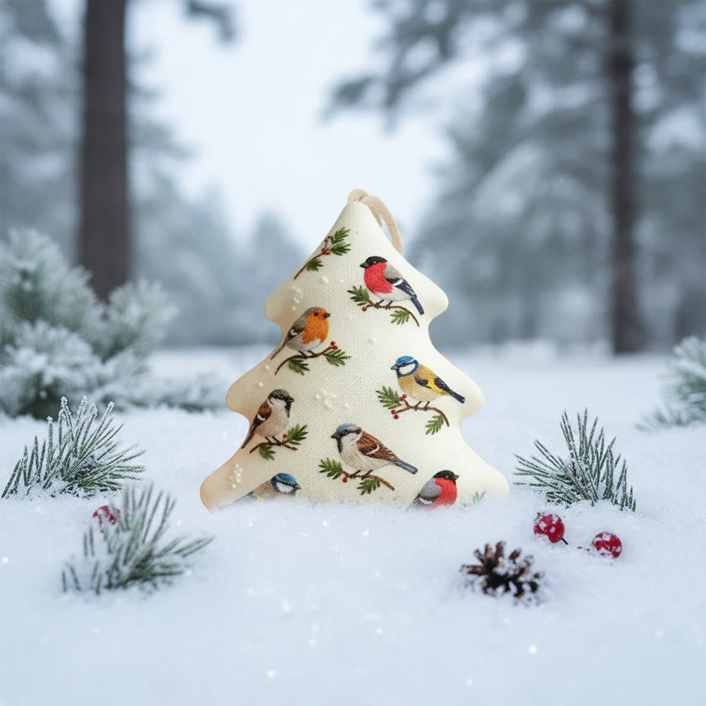 Rubbyoo Tree-shaped Embroidery Kit - Bird Party | Animal Creative Craft | Perfect For Hanging Decor - image 9