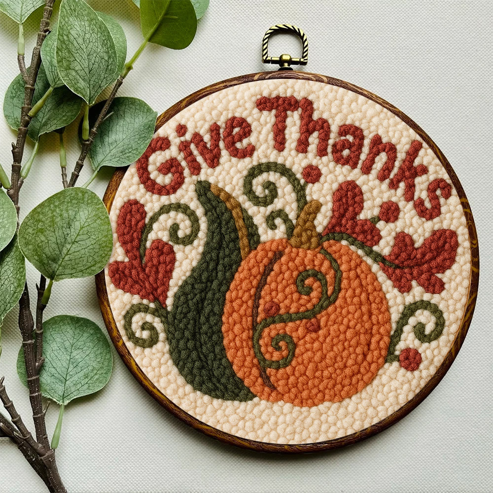 Give Thanks Punch Needle Kit – Cozy Diy Craft Project | Perfect Home Decor - image 5