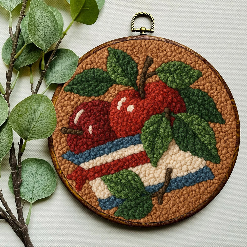Apple Harvest Punch Needle Kit – Beginner Project | Thoughtful Handmade Gift Idea - image 8